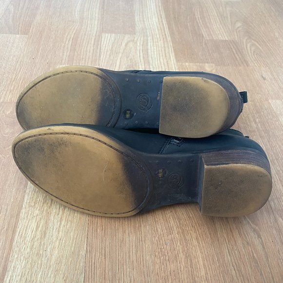 Lucky Brand Women's Basel Leather Booties Black Size 9 - Picture 8 of 8